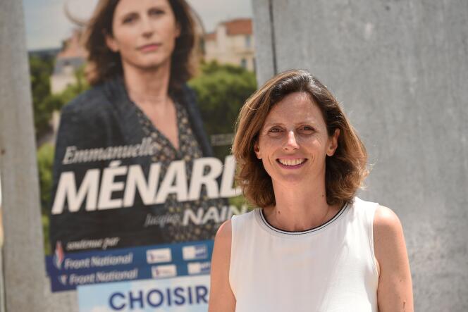 Emmanuelle Ménard (ici le 2 juin 2017) a remporté la sixième circonscription de l’Hérault.