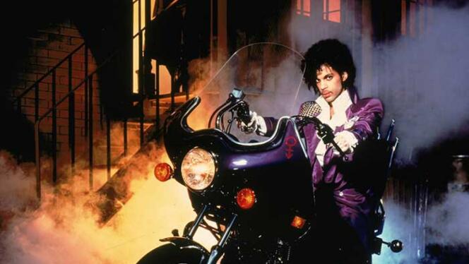 La célèbre pochette tirée de l’album « Purple Rain » de Prince.