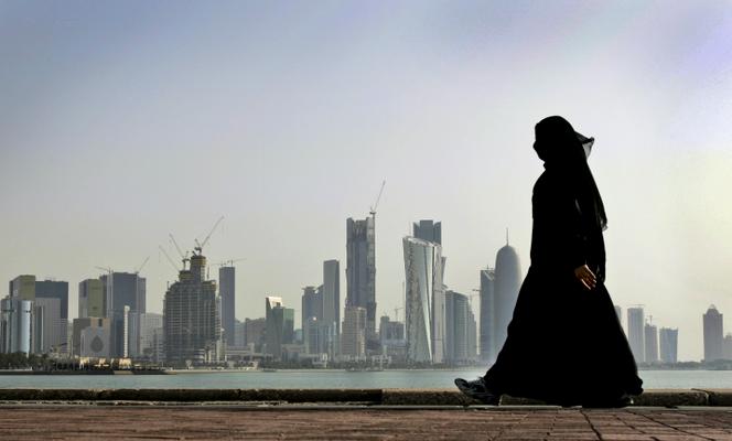 A Qatari woman in Doha, May 14, 2010.