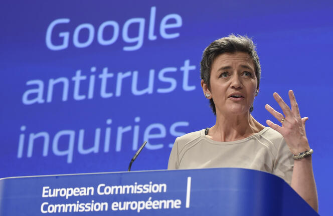 Margrethe Vestager, commissaire à la concurrence, avait adressé un acte formel d’accusation à l’encontre de Google le 15 avril 2015.