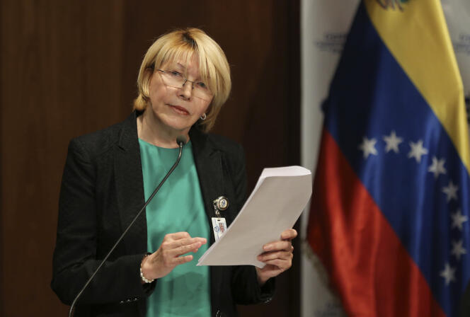 La procureure générale du Venezuela Luisa Ortega à Caracas, le 28 juin.