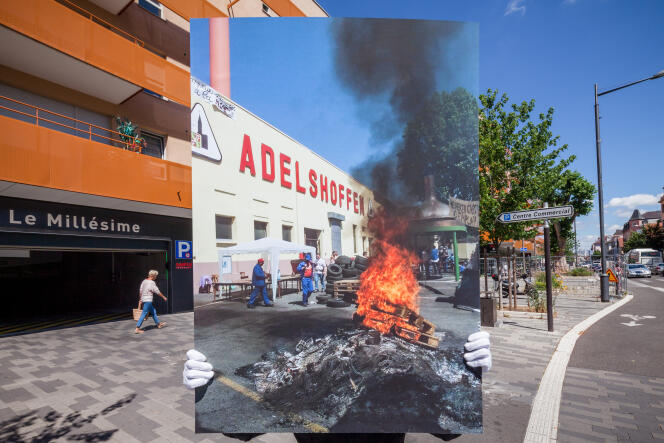 A Schiltigheim, l’ancien site Adelshoffen. La brasserie a vécu ses dernières heures en 2000, malgré les actions des employés contre la décision du géant Heineken, qui avait racheté l’entreprise.