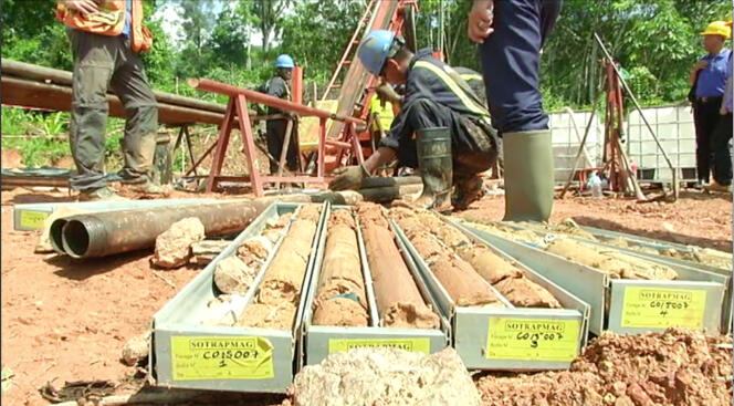 Capture d’écran d’un reportage diffusé par Guyane 1ère, le 18 mars, sur la compagnie minière Montagne d’or.