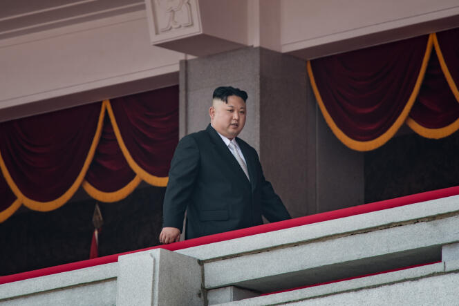 Le dirigeant nord-coréen, Kim Jong-un, le 15 avril à Pyongyang.