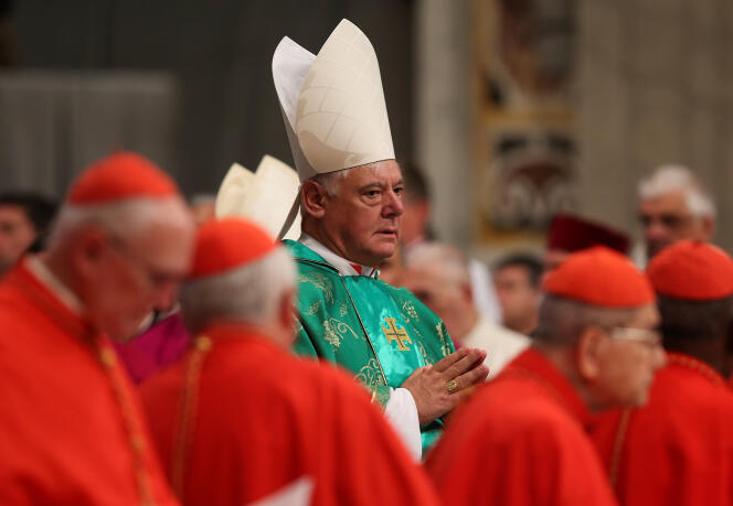 Le cardinal allemand Gerhard Ludwig Müller, au Vatican, en février 2014.