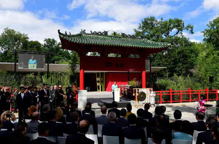 Le pavillon baptisé « la maison des pandas » a été inauguré mercredi 5 juillet.