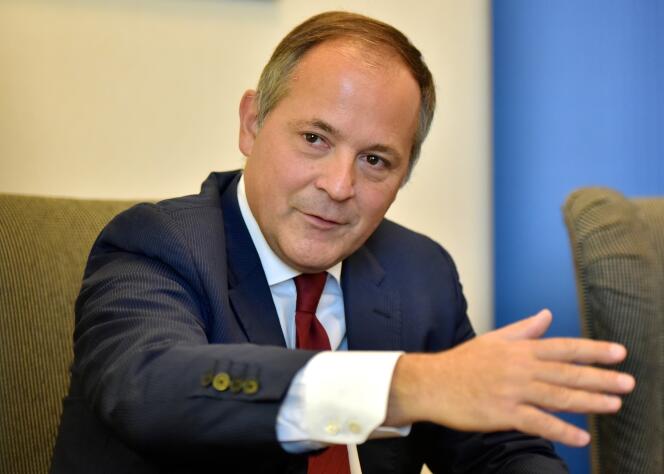 Benoît Cœuré, membre du directoire  de la Banque centrale européenne, à Riga.
