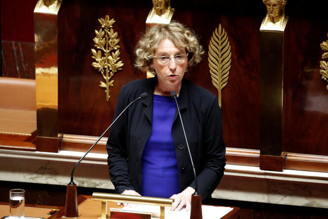 La ministre du travail, Muriel Penicaud, le 10 juillet, à l’Assemblée nationale.
