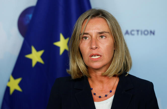 Federica Mogherini, à Bruxelles, le 11 juillet.