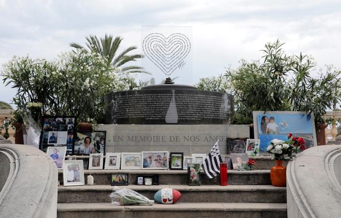 Le mémorial dédié aux victimes de l’attaque terroriste du 14 juillet 2016, à Nice, en janvier 2017.