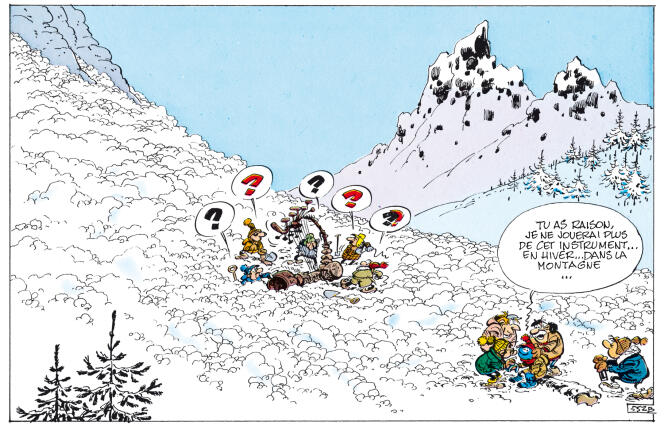 Vignette tirée de l’album de Franquin « Lagaffe nous gâte » (Dupuis, 1970).
