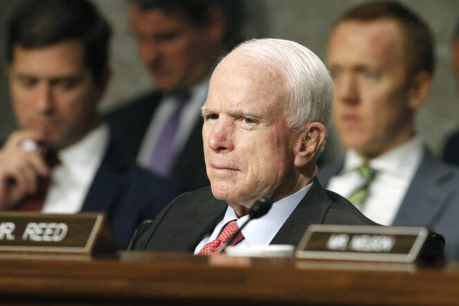 John McCain, le 11 juillet au Sénat, à Washington.