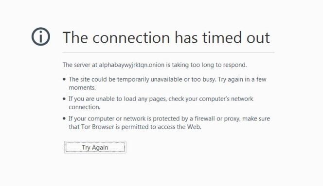 AlphaBay n’est plus accessible depuis le 5 juillet.