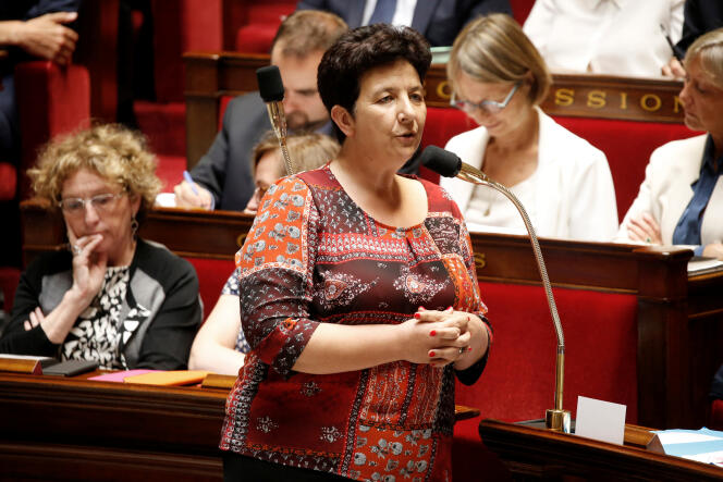 La ministre de l’enseignement supérieur, de la recherche et de l’innovation, Frédérique Vidal, à l’Assemblée nationale, le 19 juillet.