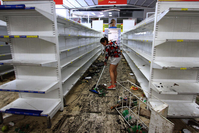 Un supermarché pillé à Capacho, dans l’état de Tachira, au Venezuela, le 17 mai.