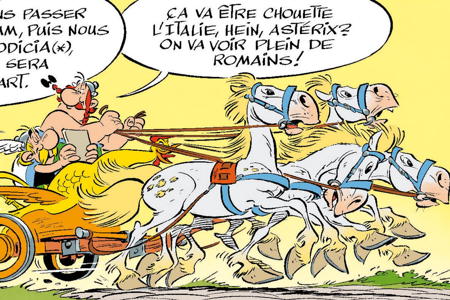 Le Gros De La Croupe Mots Croises Dans « Astérix » ou ailleurs, dessiner les chevaux est le dada de Didier  Conrad
