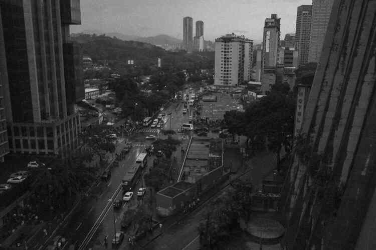 Caracas, du haut d’un immeuble.