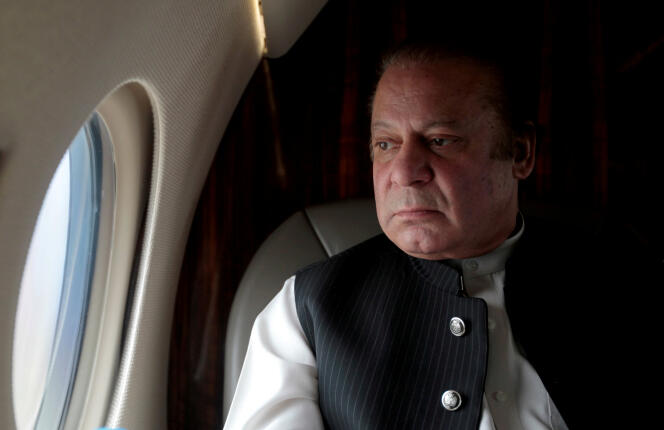 Le premier ministre démissionnaire pakistanais Nawaz Sharif le 3 février.
