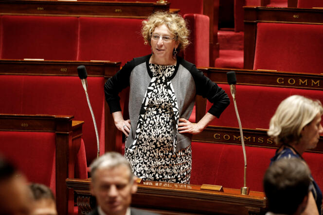 La ministre du travail Muriel Pénicaud, à l’Assemblée nationale, à Paris, le 19 juillet.