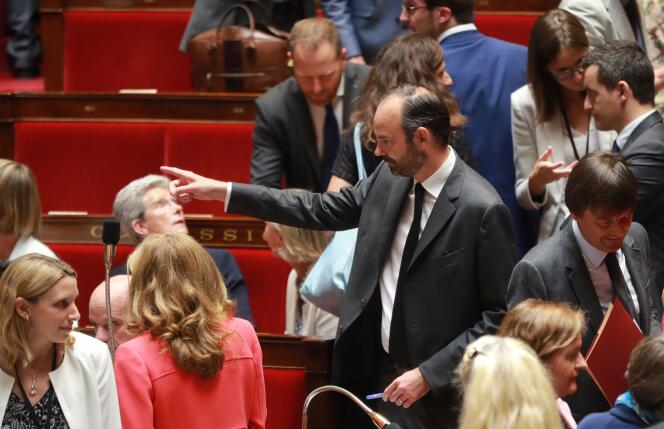 Examen du projet de loi « confiance dans l’action publique » à l’Assemblée nationale à Paris, le 26 juillet.