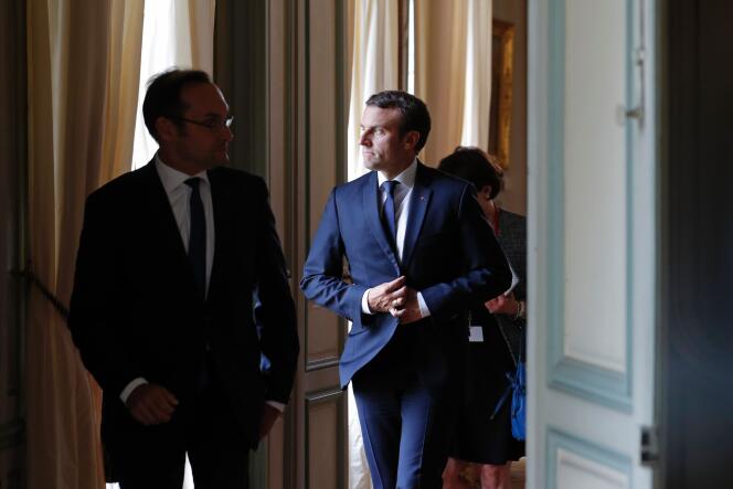 Emmanuel Macron, le 25 juillet à la Celle-Saint-Cloud (Yvelines).