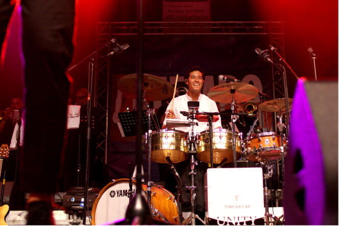 Le percussionniste Tony Succar, samedi 29 juillet à Tempo Latino.