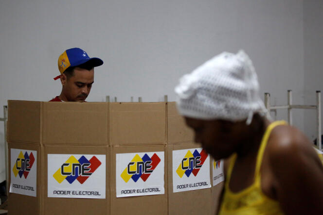 Vote sur l’Assemblée constituante à Caracas (Venezuela), le 30 juillet.