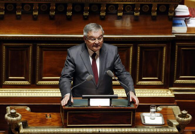 Michel Mercier, au Sénat, en mars 2016.