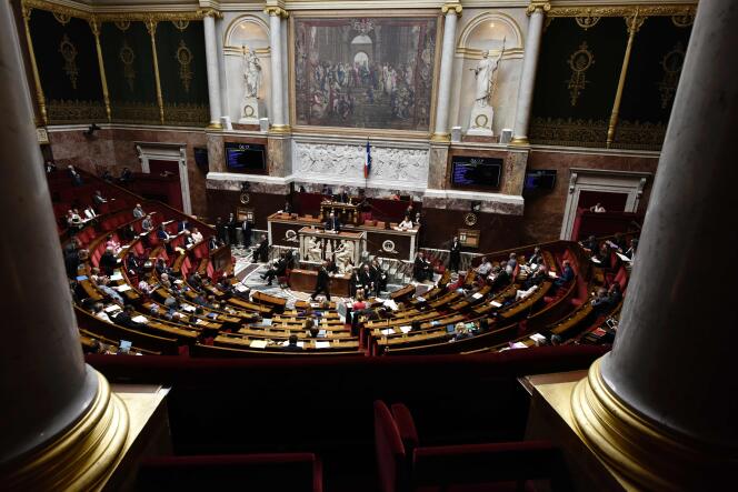 A l’Assemblée nationale, à Paris le 1er août.
