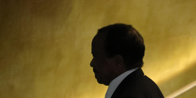 Le président camerounais, Paul Biya, à l’assemblée générale des Nations unies, le 22 septembre 2016, à New York.