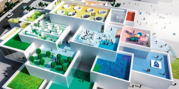 La Lego House ouvrira ses portes le 28 septembre à Billund (Danemark).