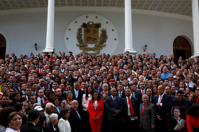Les membres de la Constituante, le 4 août à Caracas.