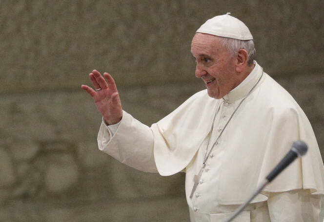 Le pape François lors d’une audience générale, au Vatican, le 9 août.