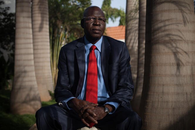 Salif Diallo, le 23 décembre 2014, à Ouagadougou, peu après la chute du président Blaise Compaoré.