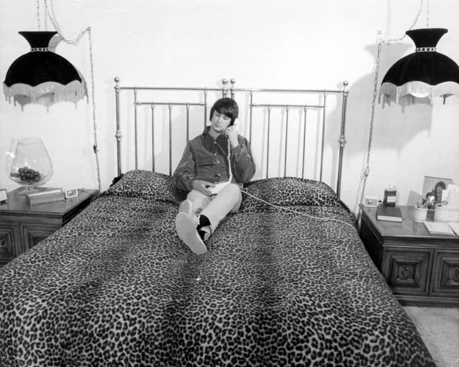 Brian Wilson, le leader des Beach Boys, chez lui à Los Angeles, en 1967.