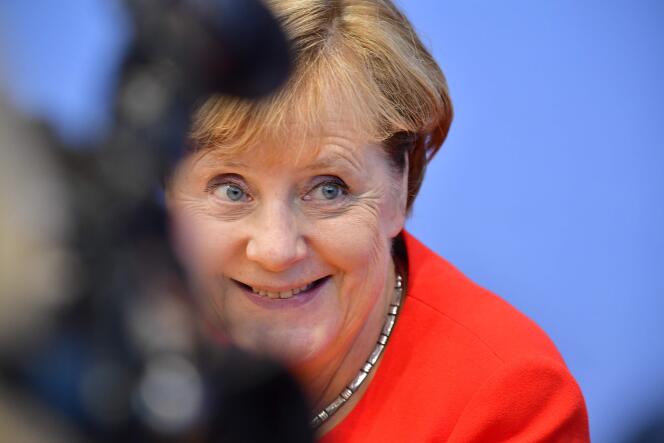 Angela Merkel à Berlin, le 29 août.