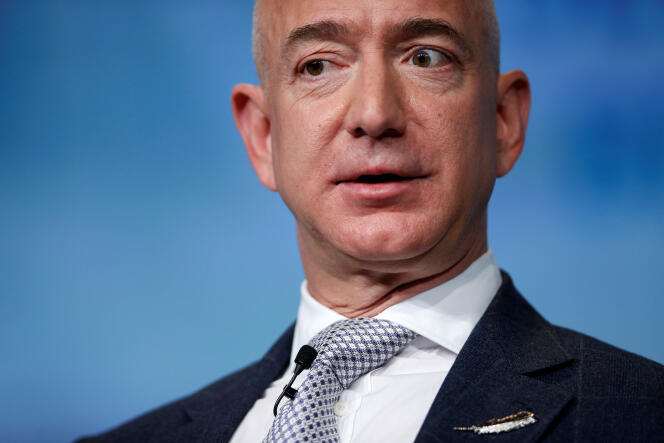 Jeff Bezos, fondateur d’Amazon et propriétaire du « Washington Post », à Washington, le 7 mars.