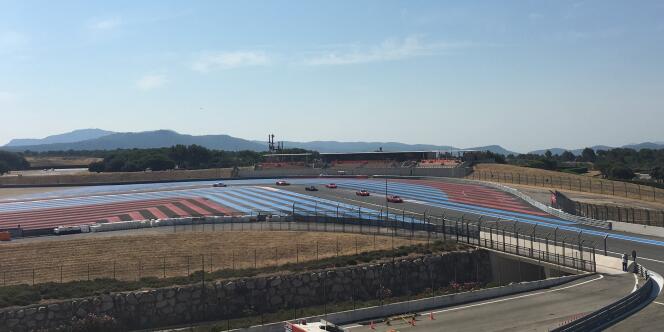 Au Castellet, la double droite du Beausset accueillera une tribune éphémère d’une capacité de 8 000 places pour le Grand Prix de France 2018 (ici le 22 juillet).