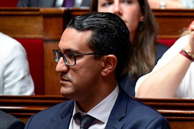 Le député de La République en marche (LRM) M’jid El Guerrab à l’Assemblée nationale (Paris), le 5 juillet.