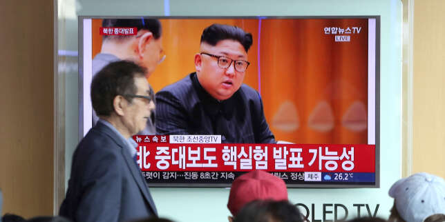 Dans un message diffusé à la télévision nationale, les autorités nord-coréennes affirment avoir mené avec succès un test de « bombe à hydrogène (bombe H) pouvant équiper un missile balistique intercontinental ICBM ».