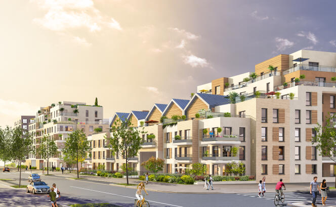 « La première pierre des 450 logements programmés par Sogeprom a été posée en avril dernier et les premiers coups de pelle ont été lancés fin août. »La future ZAC Rouget de Lisle, au nord de Poissy, accueillera 2 200 logements.