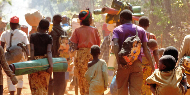 Réfugiés burundais en Tanzanie en 2015.