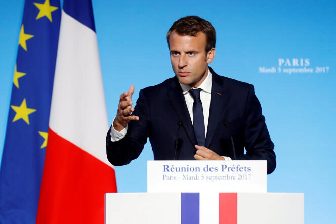 « Emmanuel Macron a appelé « publiquement » mardi 5 septembre « tous les propriétaires à baisser les loyers de 5 euros » par mois, lors d’un discours devant les préfets à l’Elysée. »