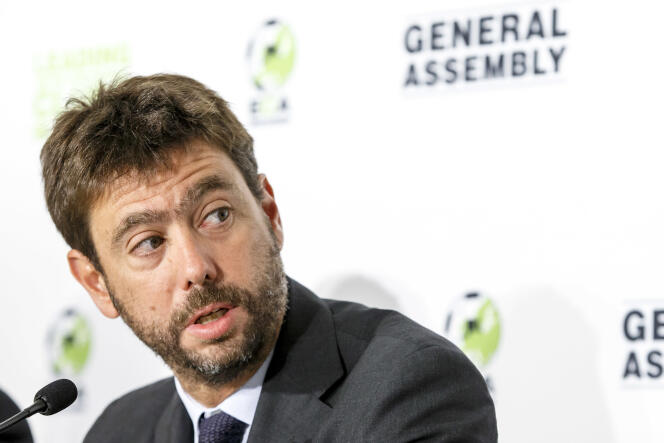 Andrea Agnelli vient d’être élu à la présidence de l’ECA, le syndicat des grands clubs de football européen.