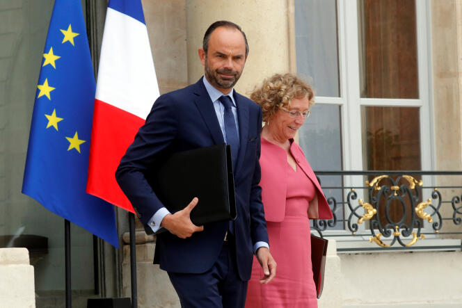 Le premier ministre Edouard Philippe et la ministre du travail Muriel Pénicaud.