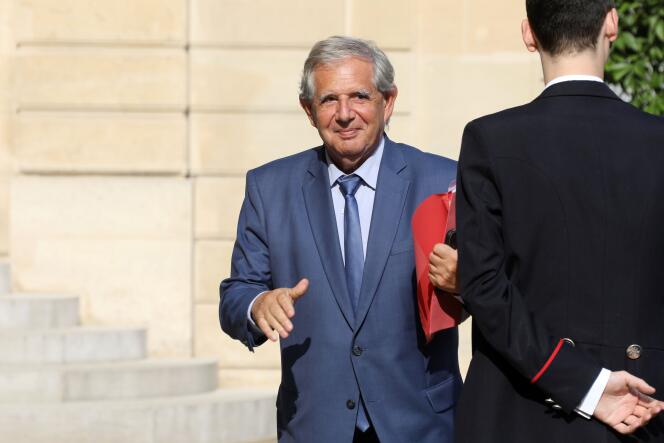 Jacques Mézard, ministre de la cohésion des territoires, à Paris, le 28 août.