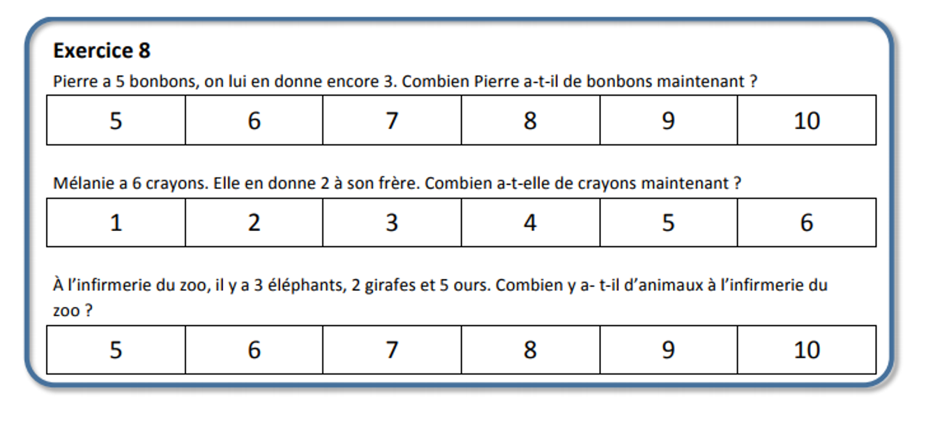 Evaluations des élèves en CP sur quoi portent les tests