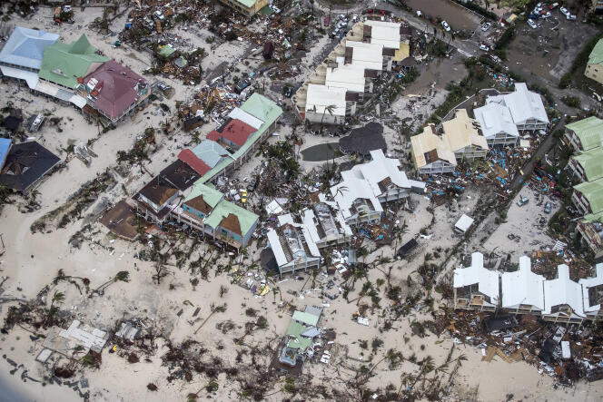 A partir d’images aériennes et satellites, des internautes contribuent à cartographier les zones dévastées par Irma, comme Saint-Martin.