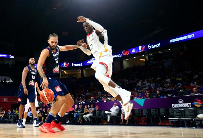 Evan Fournier (here in 2017) scored 29 points on Sunday in a difficult win against Italy.