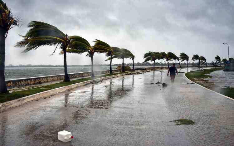 Les rafales ont atteint jusqu’à 256 km/h lorsque l’ouragan Irma a touché Cuba, selon les médias d’Etat.
